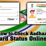 Aadhar Card Status Check Online