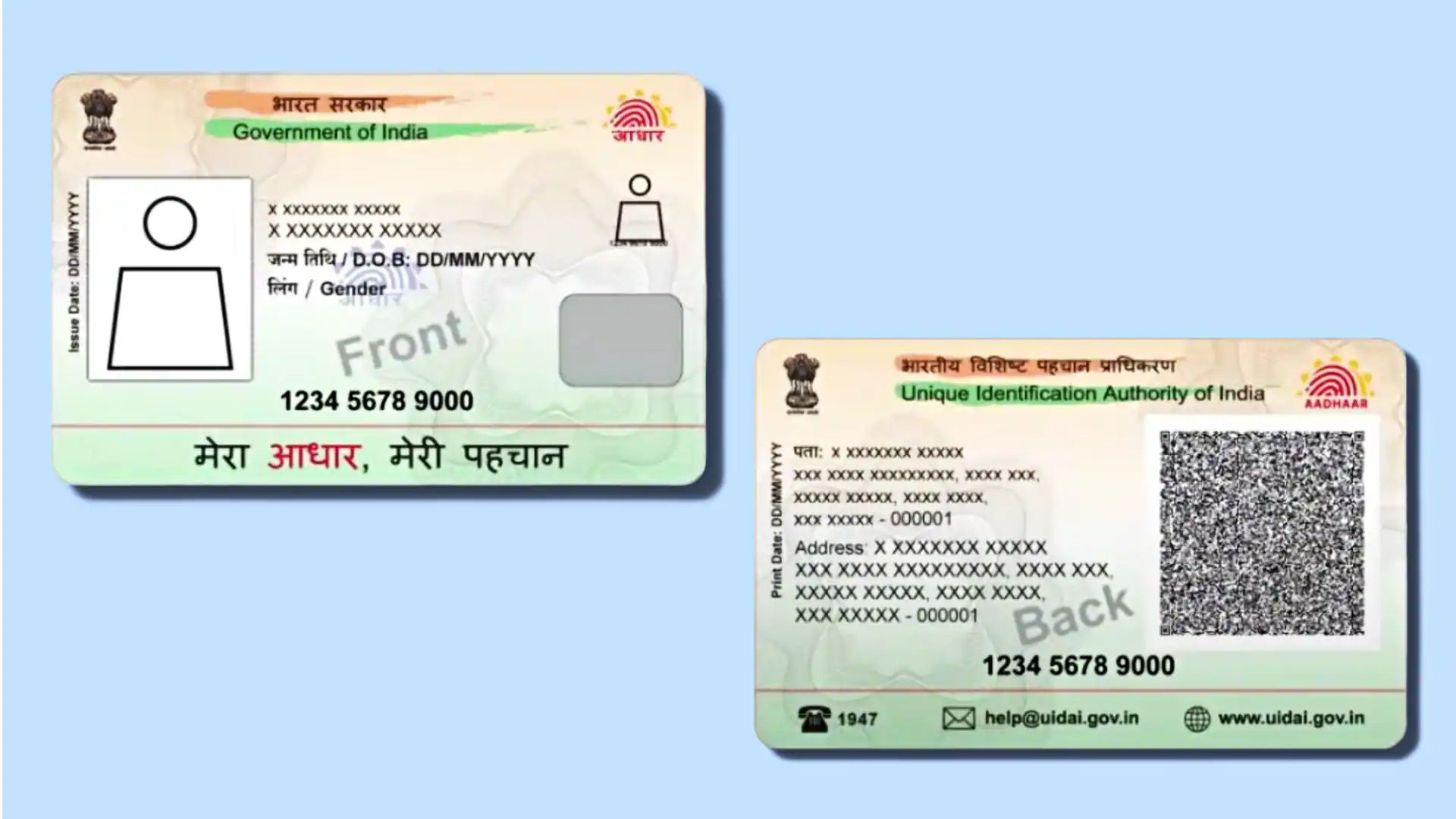 PVC Aadhar Card Online Order