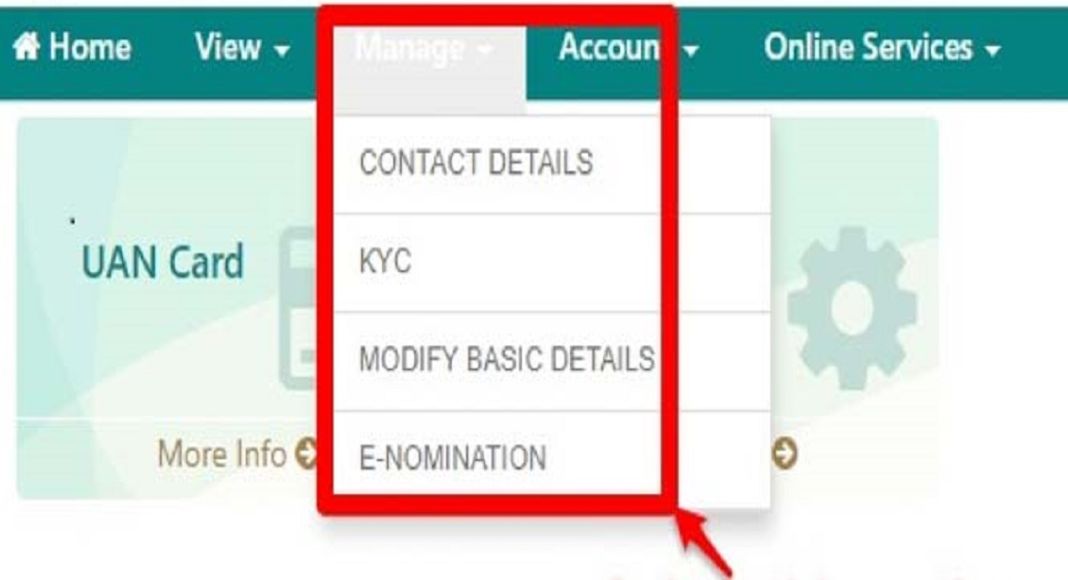EPFO e Nomination