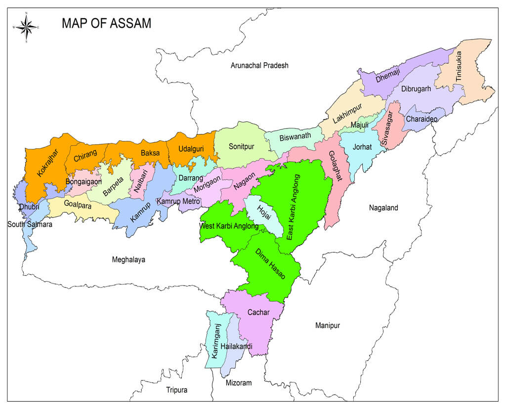 Districts of Assam