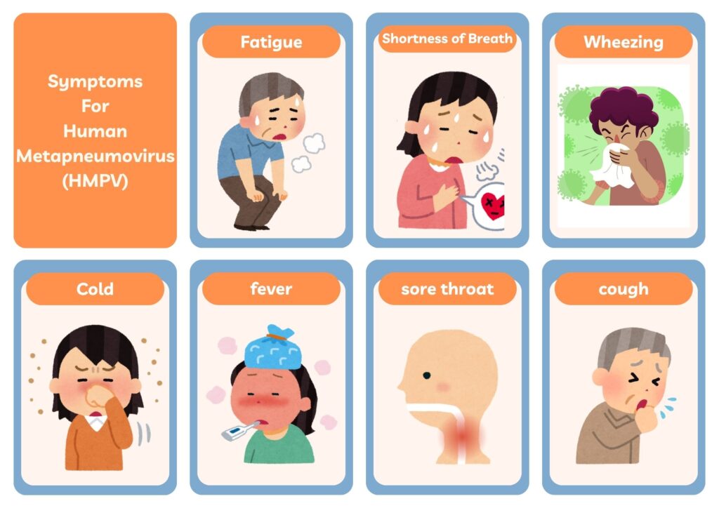 Symptoms of Human Metapneumovirus (HMPV) Human Metapneumovirus (HMPV) Human Metapneumovirus (HMPV)