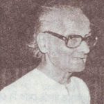 A portrait of Professor Maheswar Neog, the renowned Assamese scholar, writer, and cultural historian known for his contributions to literature and Satriya dance.