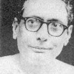 A black-and-white portrait of Phani Sarma, a prominent Assamese playwright, actor, and filmmaker known for his contributions to theatre and cinema.