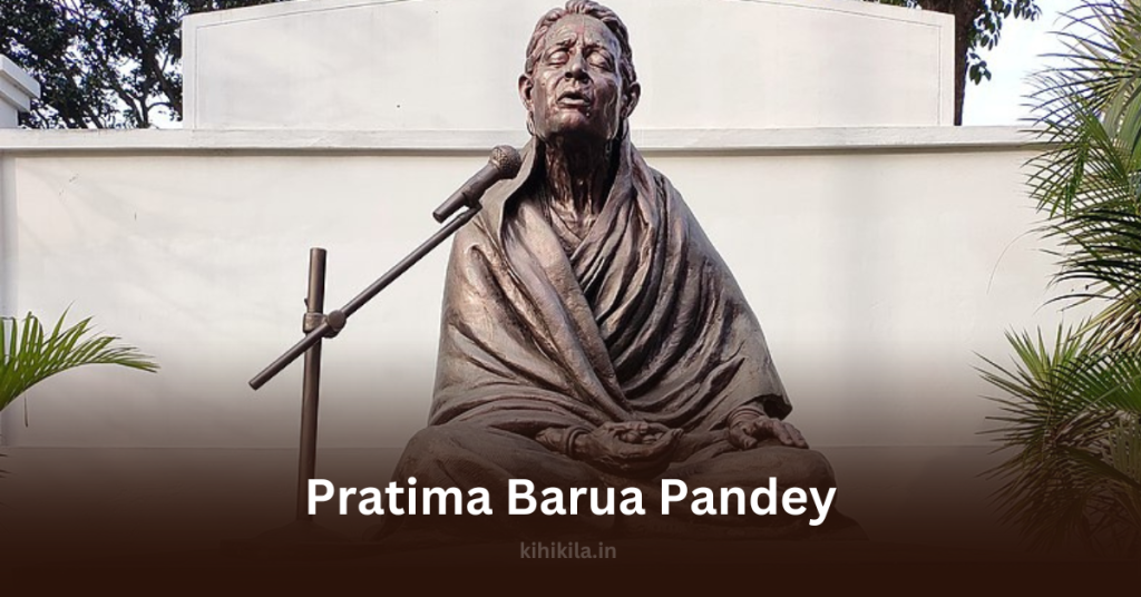 Pratima Barua Pandey: The Legendary Folk Singer of Assam Pratima Barua Pandey Close-up portrait of Pratima Barua Pandey, the legendary Assamese folk singer who revived Goalpariya lokageet and championed Rajbanshi cultural traditions.