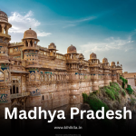 Gwalior Fort under blue sky in Madhya Pradesh