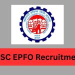 UPSC EPFO Recruitment