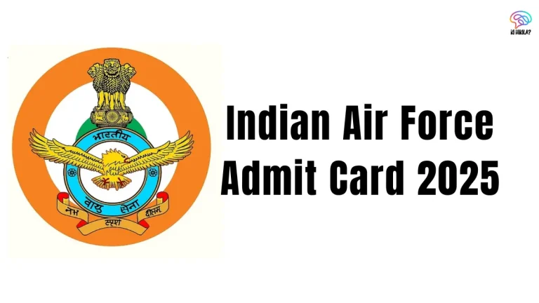 Indian Air Force Admit Card 2025