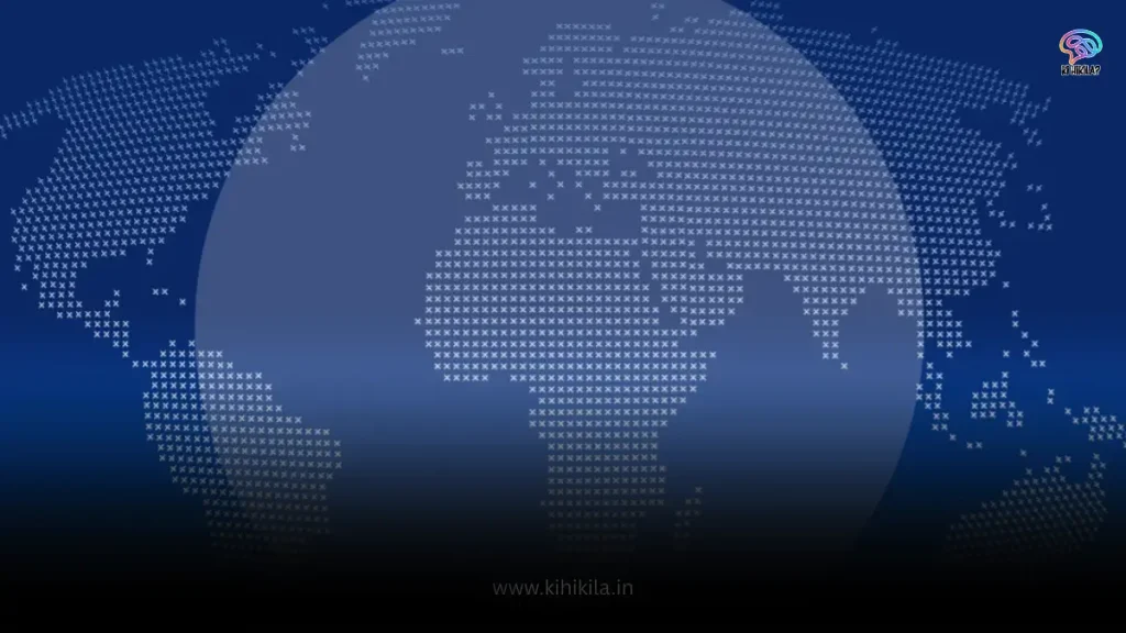 A graphic illustrating ranking in global indices with a globe, charts, and data icons.