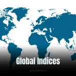 This should be a concise description for visually impaired users. It should identify the key elements: "An illustration showing various charts and icons related to ranking in global indices.