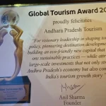 Andhra Pradesh Wins Global Tourism Award