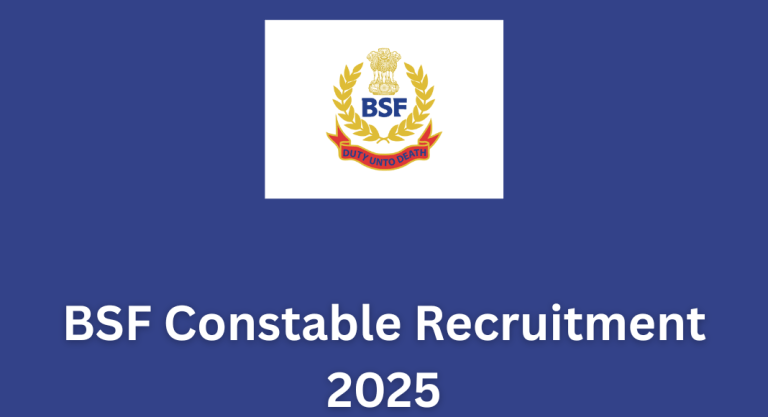 BSF Constable Recruitment 2025