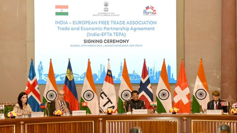 India, EFTA Sign TEPA