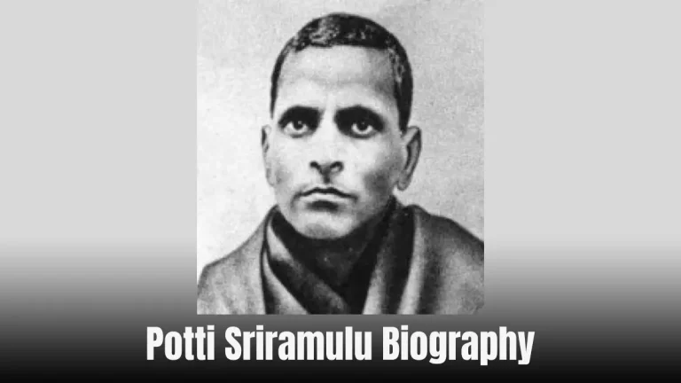 Potti Sriramulu Biography