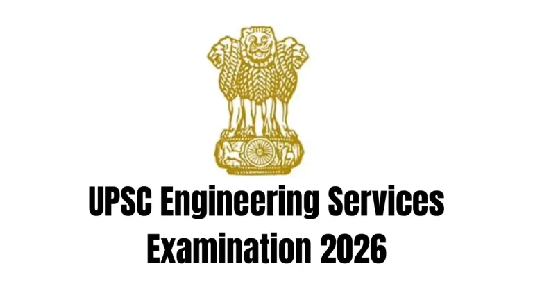 UPSC Engineering Services Examination 2026