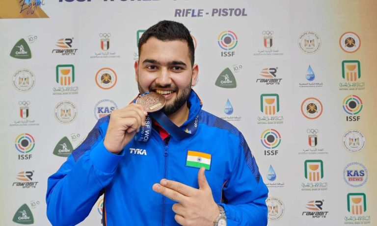 Anish Bhanwala Silver ISSF 2025