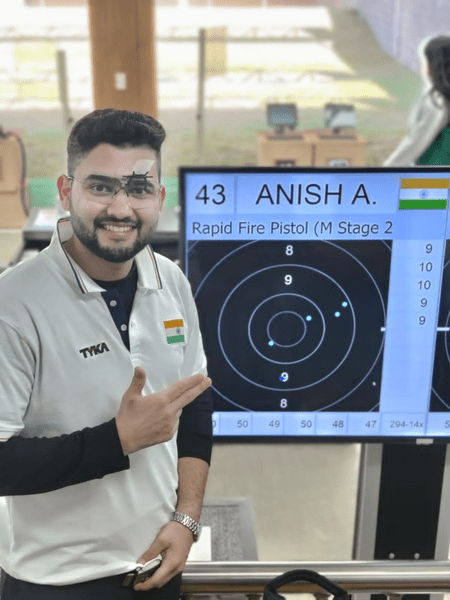 Anish Bhanwala Silver ISSF 2025