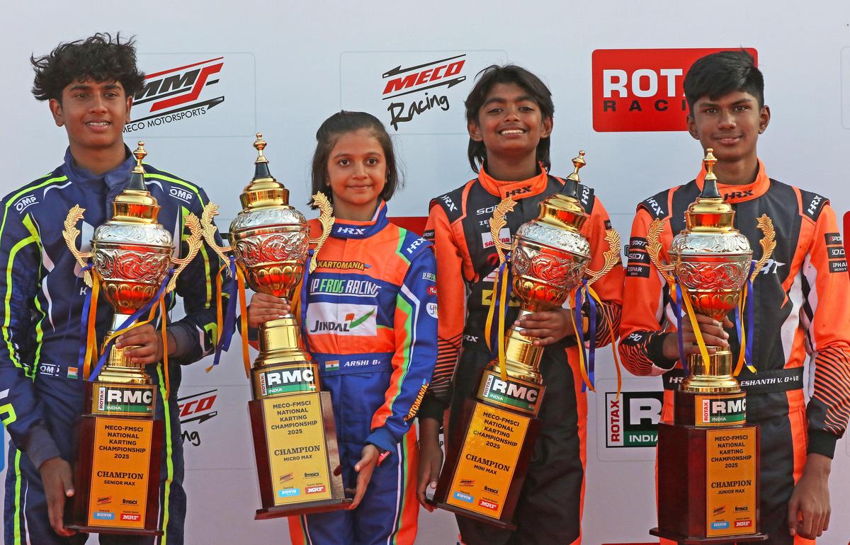 Arshi Gupta Karting Champion 