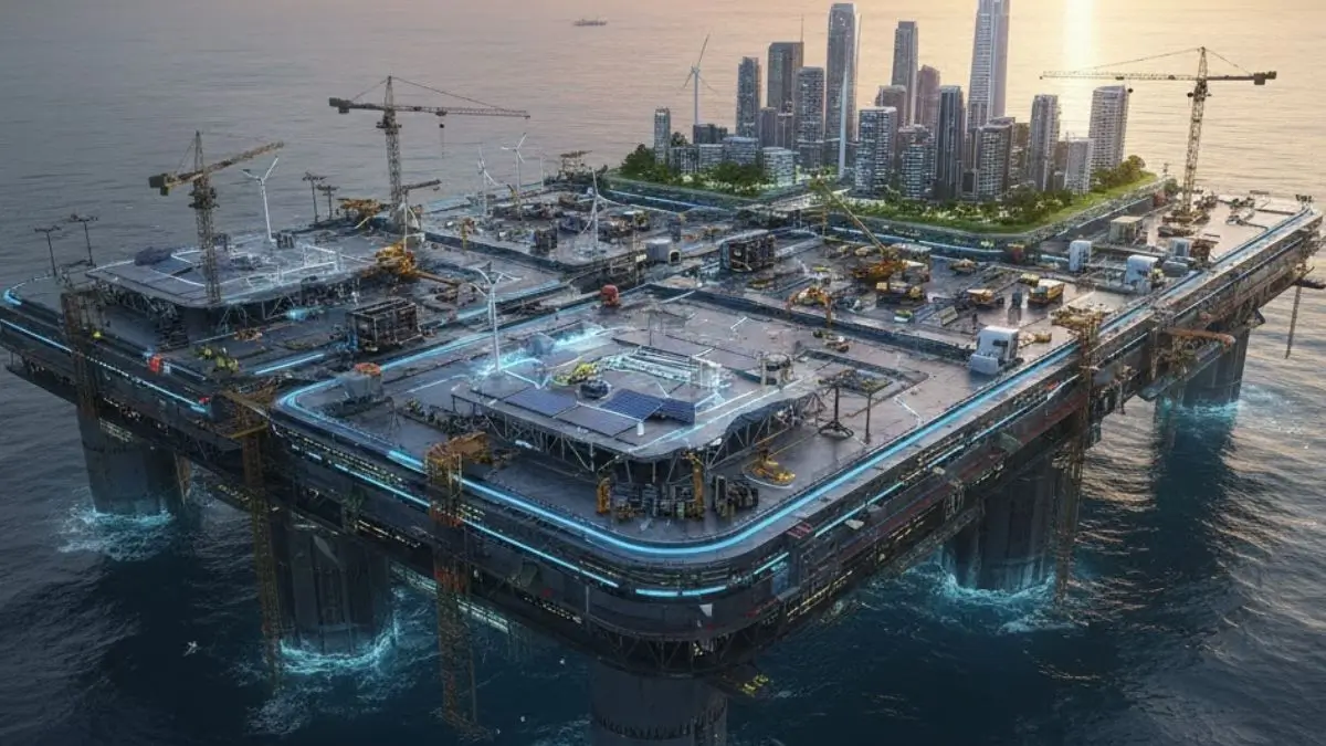 China Floating Artificial Island