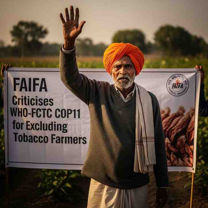 FAIFA Criticises WHO-FCTC COP11 for Excluding Farmers from Key Global Policy Dialogue FAIFA Criticises WHO-FCTC COP11
