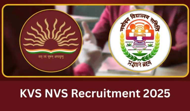 KVS & NVS Recruitment