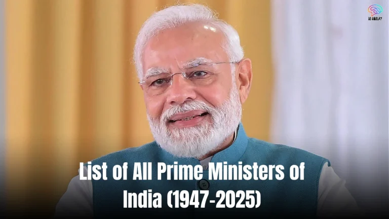 List of All Prime Ministers of India