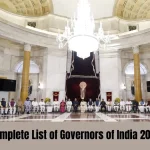 List of Governors of India