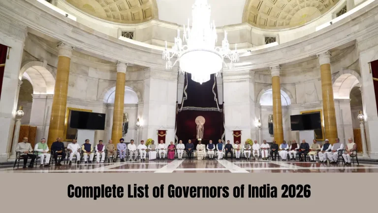 List of Governors of India