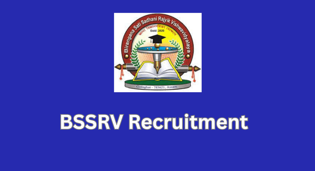 BSSRV Recruitment