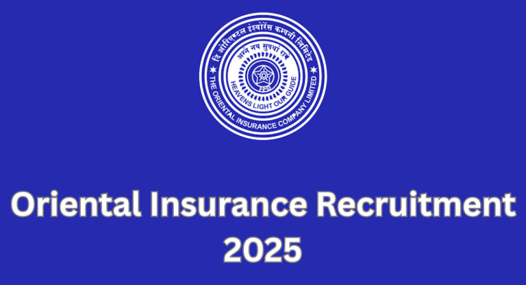 Oriental Insurance Recruitment