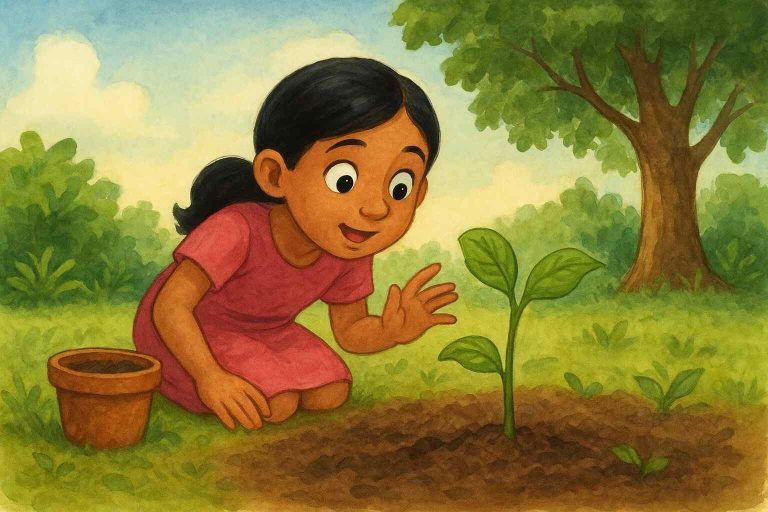 Avani and the Magical Pea Plant
