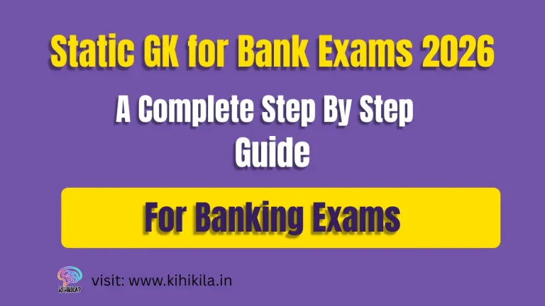 A Complete Guide to Static GK for Bank Exams 2026