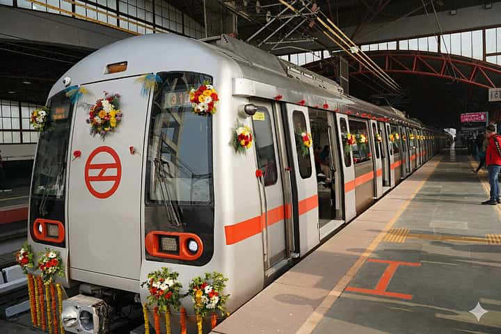 Delhi Metro 23rd Anniversary Train