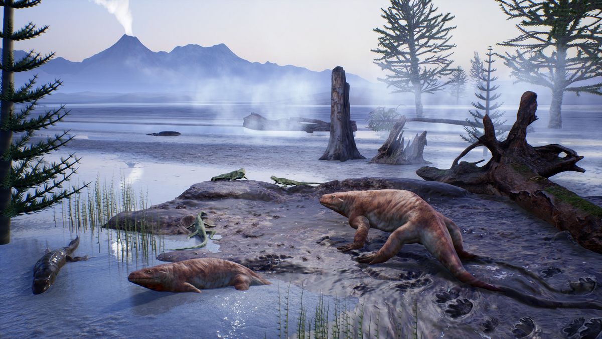Dinosaur Footprints in Italy Reveal Life From 210 Million Years Ago Dinosaur Footprints in Italy
