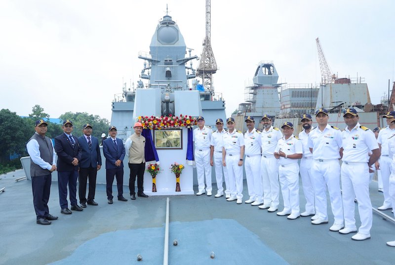 GRSE Delivers Fifth Warship to Navy