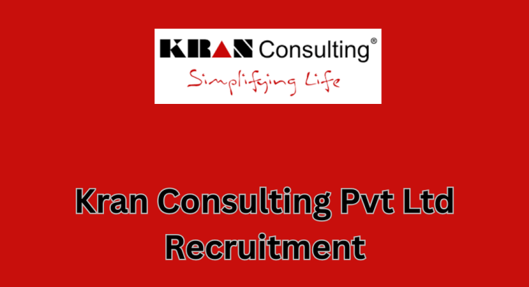 Kran Consulting Pvt Ltd Recruitment