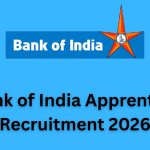 Bank of India Apprentice Recruitment