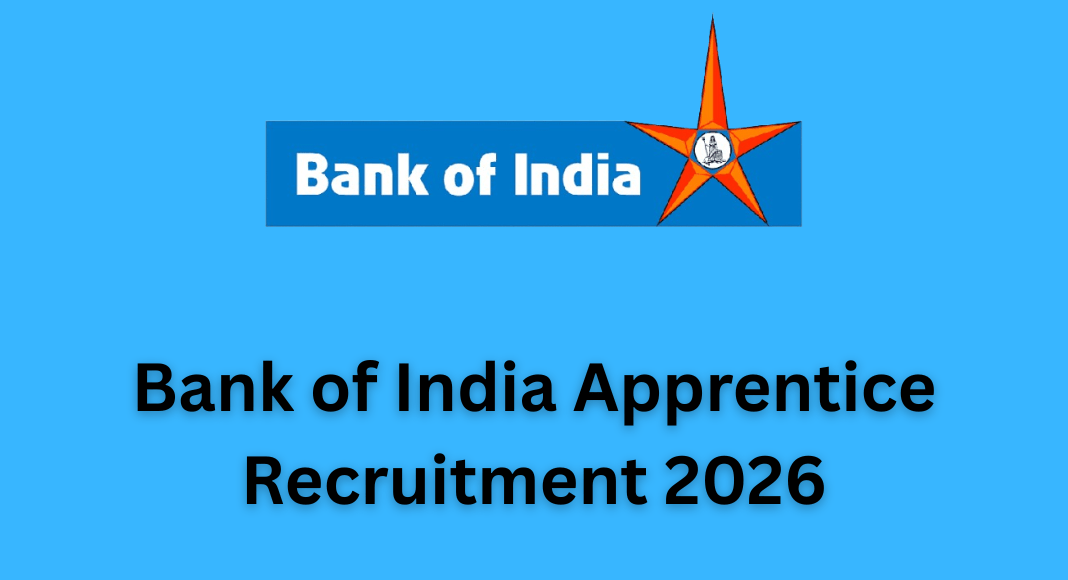 Bank of India Apprentice Recruitment