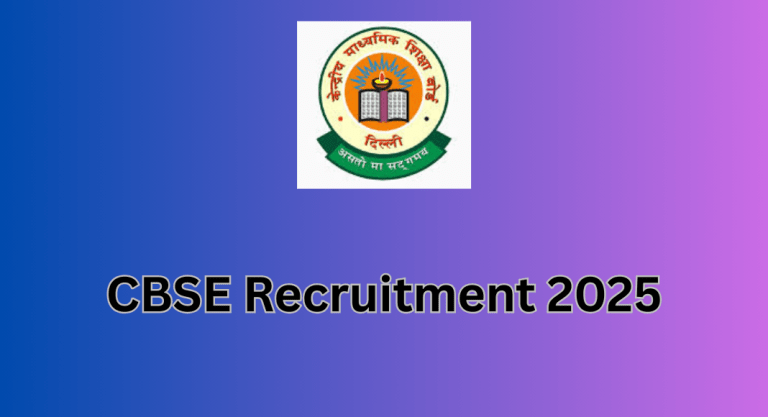 CBSE Recruitment