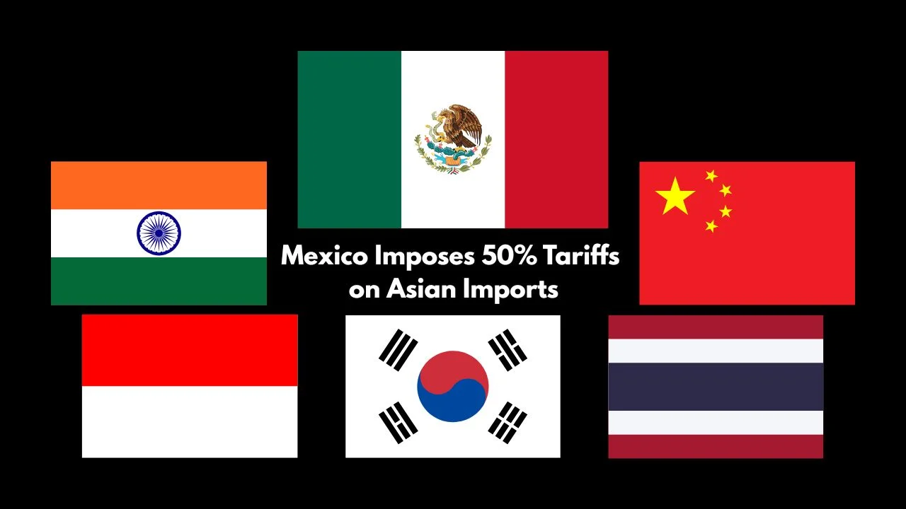 Mexico 50% Tariffs Asian Imports