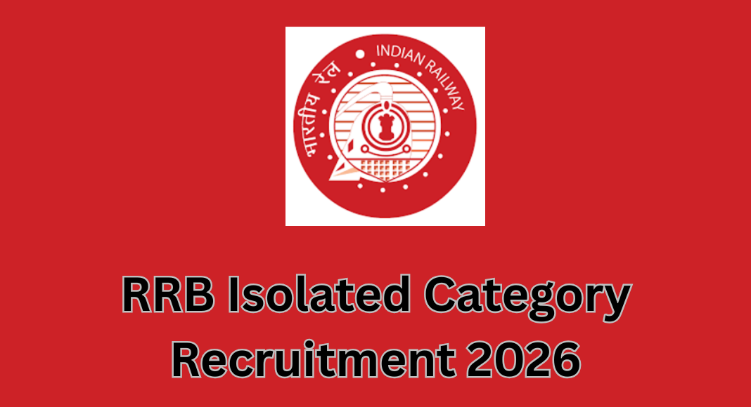 RRB Isolated Category Recruitment
