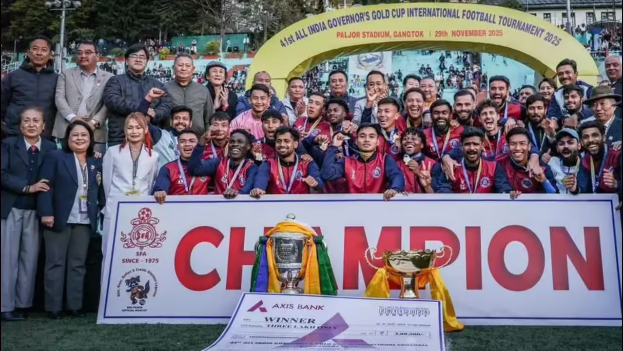Rajasthan United FC Gold Cup Title