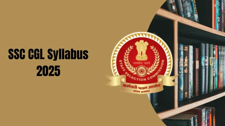 SSC CGL Syllabus 2025