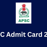 APSC Admit Card