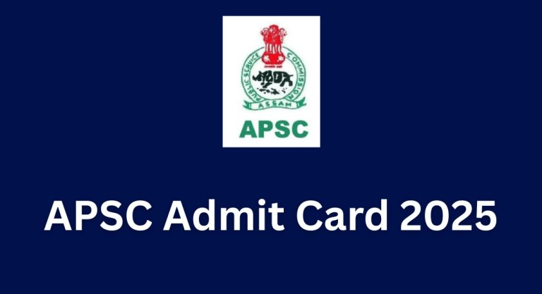 APSC Admit Card