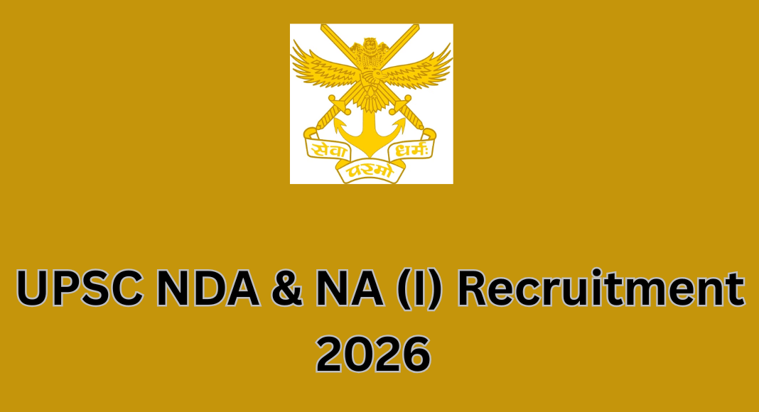 UPSC NDA & NA (I) Recruitment
