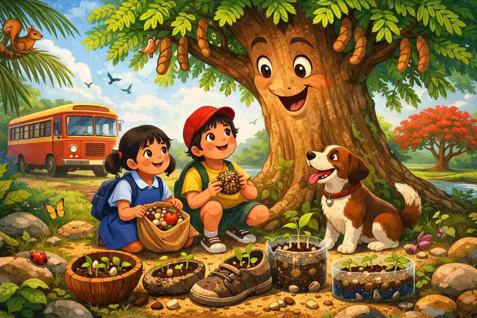 Seed Collection Story for Children