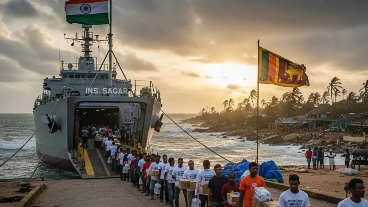 India Aids Sri Lanka After Cyclone Ditwah with Swift Relief - Ki Hikila ...