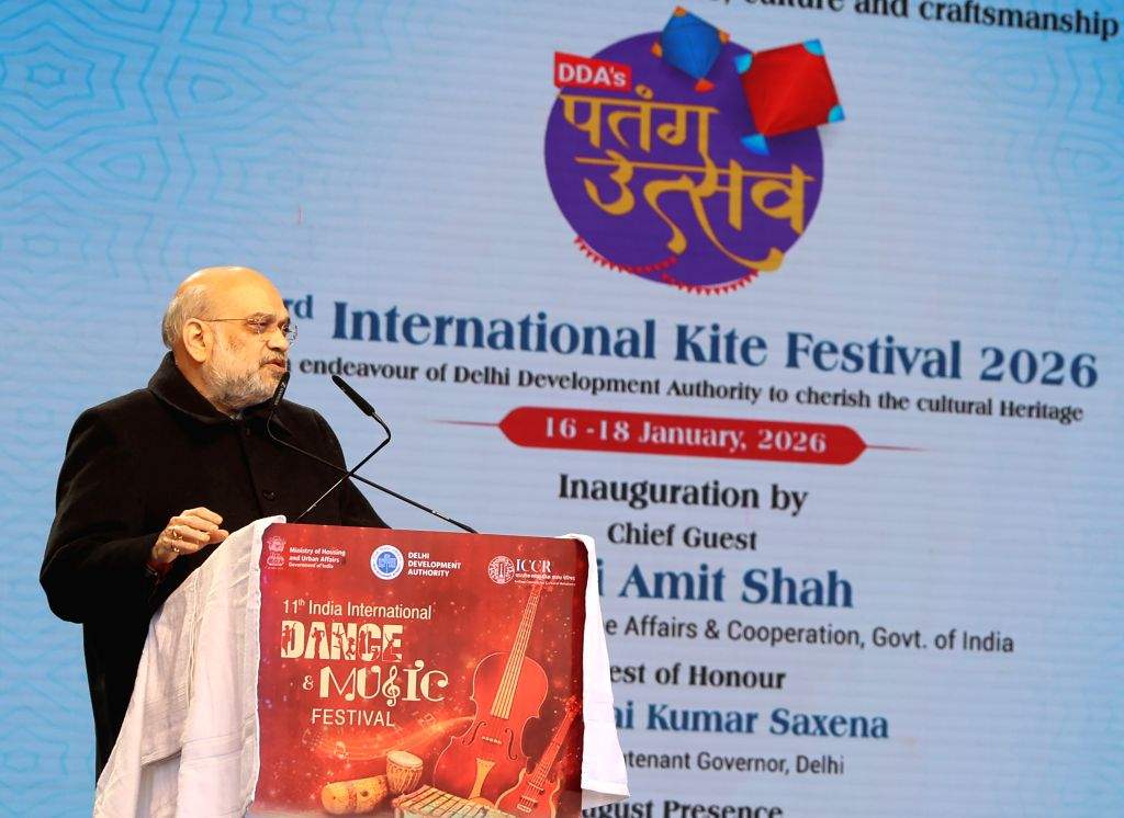 Amit Shah Inaugurates Delhi Kite Festival