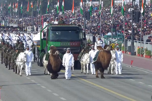 Bactrian Camels Republic Day Debut
