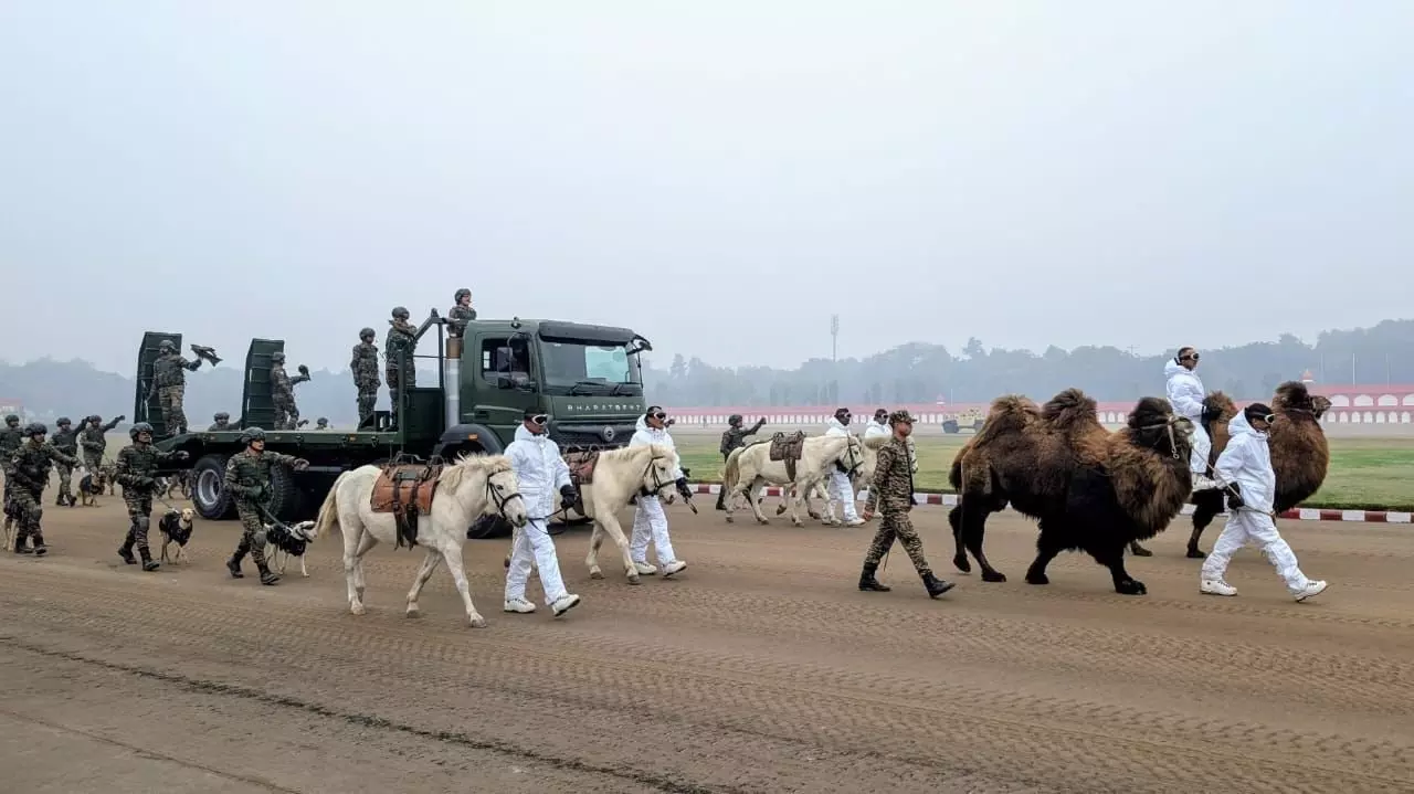 Bactrian Camels Republic Day Debut